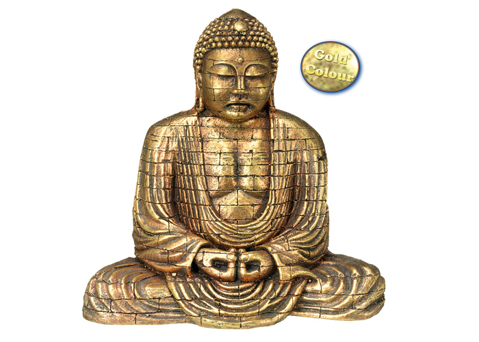 Nobby akvarijní dekorace zlatý Buddha 15,5 x 9,6 x 15,4 cm