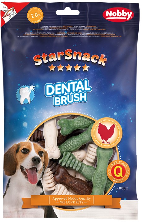 Nobby StarSnack Dental Brush dentální pamlsky 180g