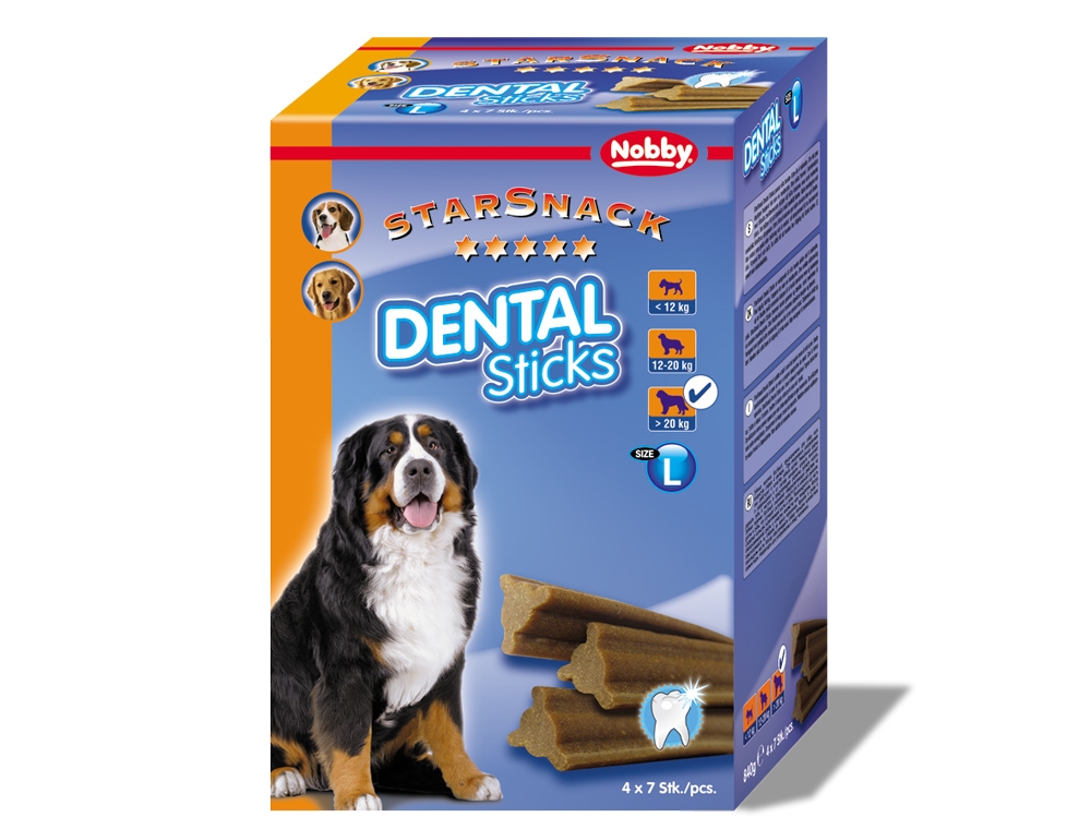 Nobby StarSnack Dental Sticks Large dentální pamlsky 28ks / 840g