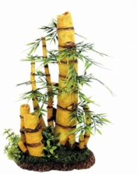Nobby akvarijní dekorace bambus s rostlinou 20 x 11,8 x 33,7 cm