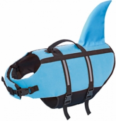 Nobby plovací vesta pro psa Žralok modrá S-30cm