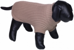 Nobby pletený svetr pro psy ISA nohavičky béžová 36cm
