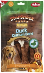 Nobby StarSnack BBQ Duck Calcium Bone pamlsky 113g