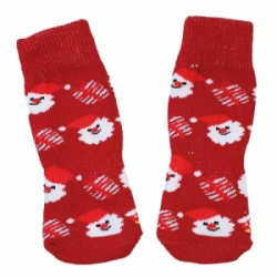 Nobby Xmas ponožky pro psa 2pcs set, XS-S, 3 x 7,5 cm