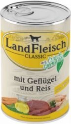 Landfleisch Dog Classic drůbeží s rýží, dietní 400g