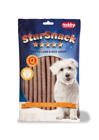 Nobby StarSnack Sticks pamlsky jehněčí 20ks / 200g